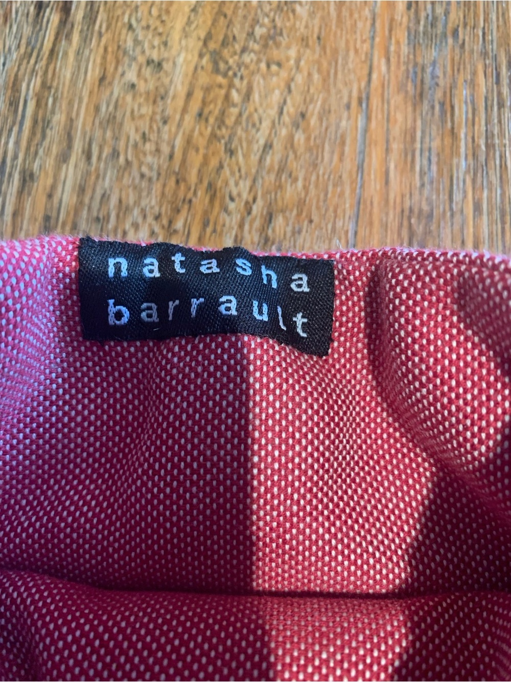 Natash Barrault Red Woven Bag π«π· - Picture 3 of 8